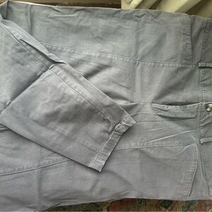 LOFT Gray Cotton Chinos